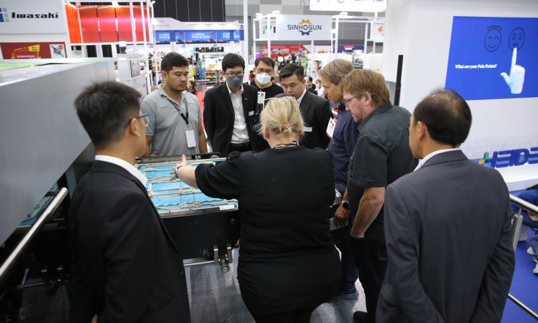 MK Promatrix106CSB 在泰國2023 Pack Print International (PPI)大放異彩！